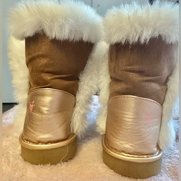 Justice Girls Brown Boots with Rhinestones — US Size 2 (Like New) - Picture 5 of 6